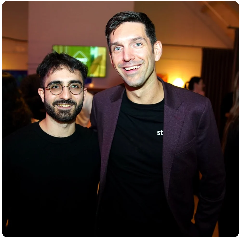 Stay22 co-founders Hamed Al-Khabbaz and Andrew Lockhead