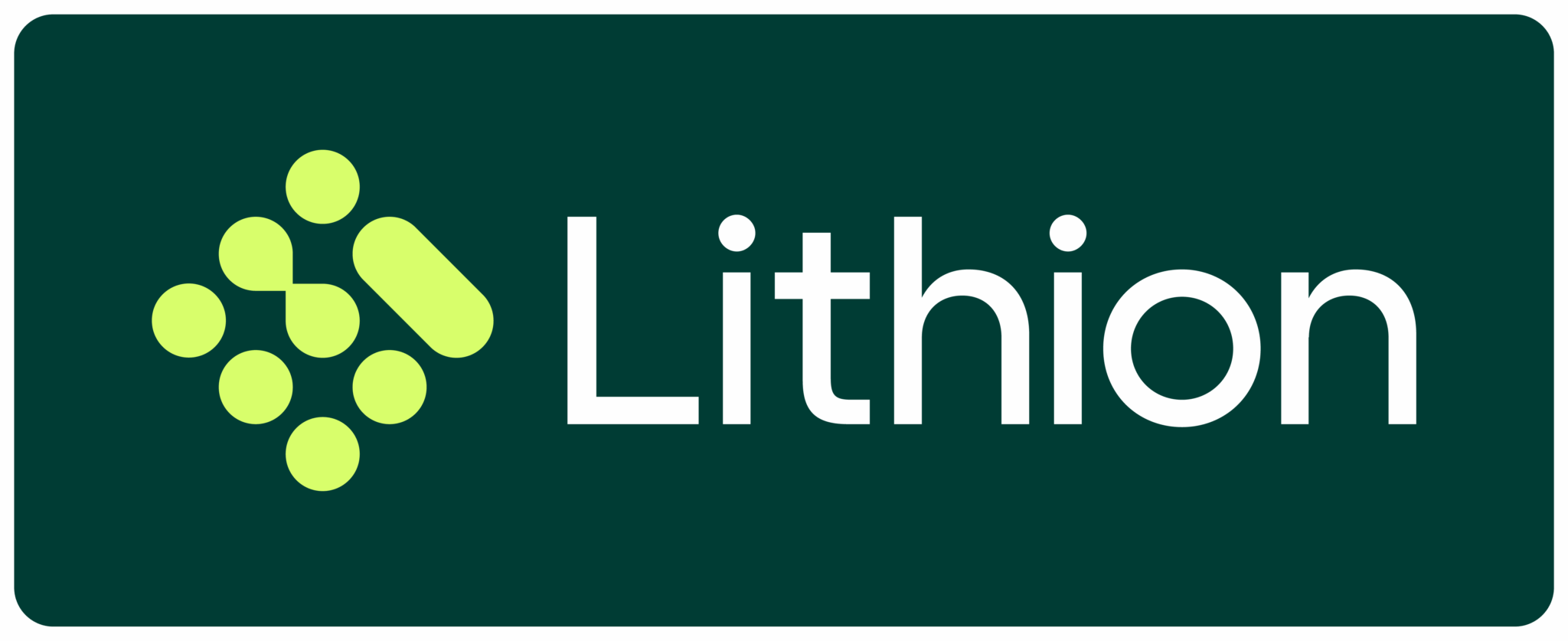 Logo Lithion, partenaire du projet de traçabilité des minéraux critiques et stratégiques (MCS) de la filière batterie québécoise