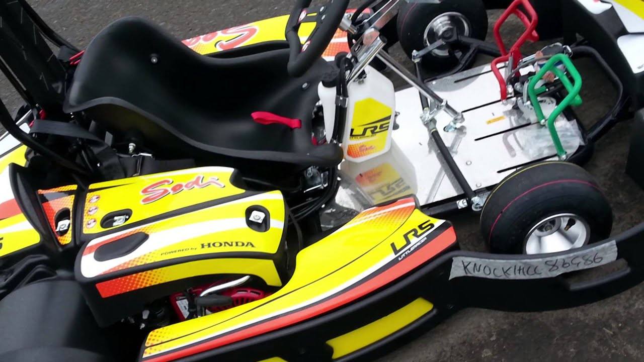 Outdoor Karts On Professional Track
