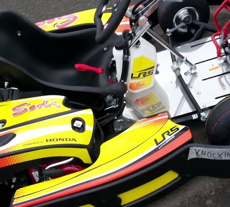 Outdoor Karts On Professional Track